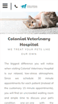 Mobile Screenshot of colonialvethospital.com
